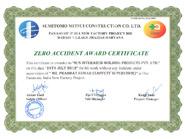 Zero Accident Certificate